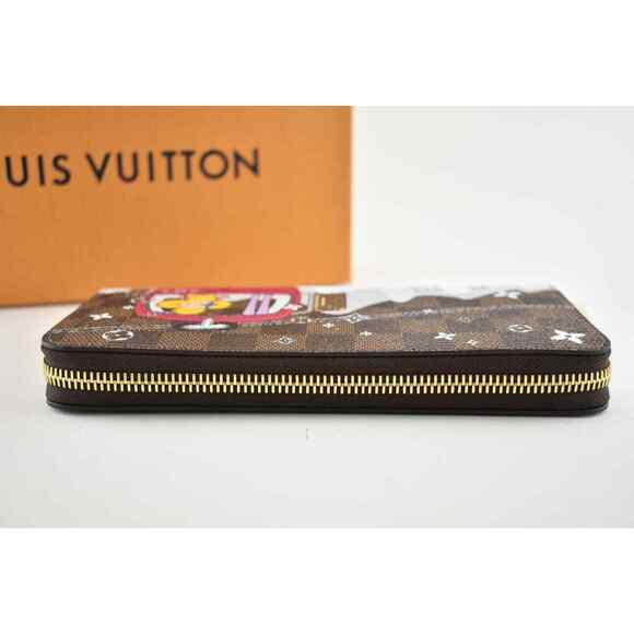 Louis Vuitton Holiday 2019 Vivienne Brown Damier Ebene Zippy Coin Purse Wallet - Picture 6 of 12
